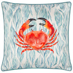 Abstract Blue Cushions - Abersoch Crab Outdoor Cushion Cover Marine Wylder