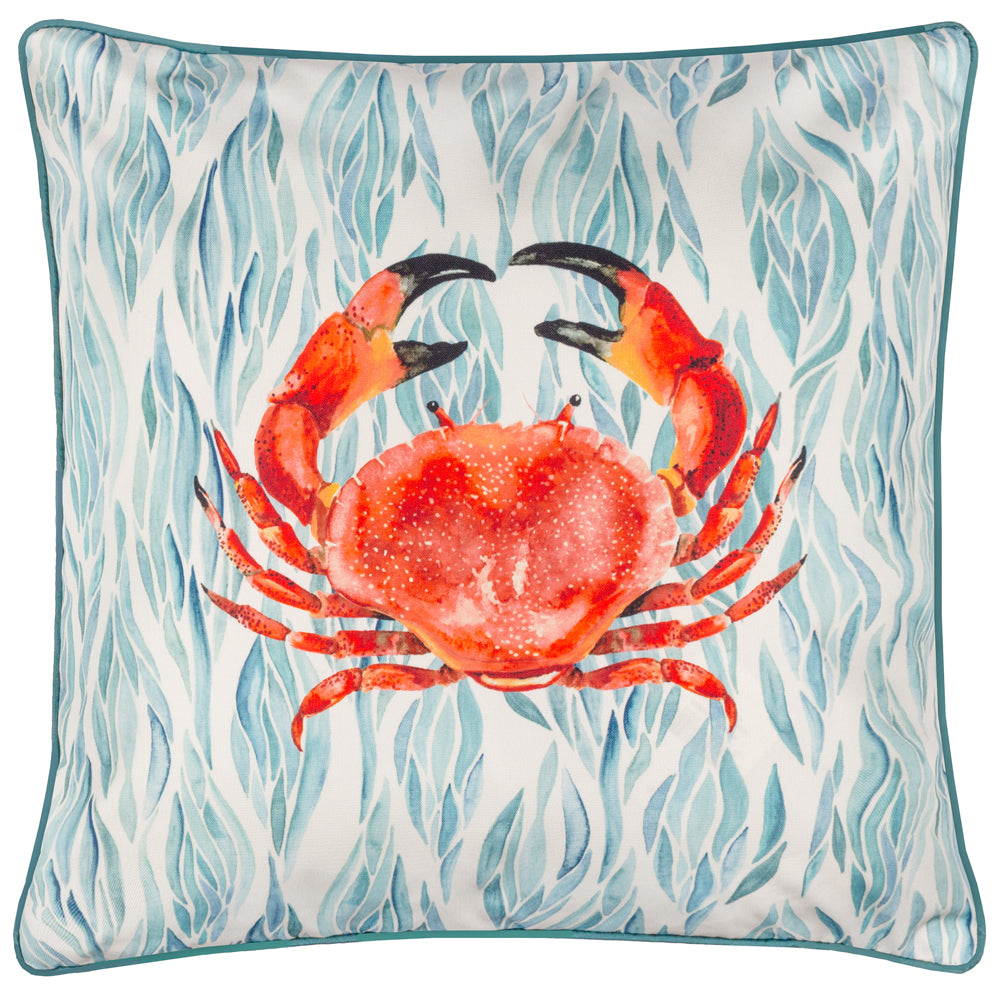Abstract Blue Cushions - Abersoch Crab Outdoor Cushion Cover Marine Wylder