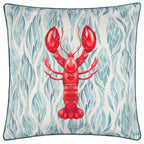Abstract Blue Cushions - Abersoch Lobster Outdoor Cushion Cover Marine Wylder