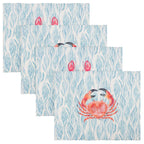 Abstract Blue Kitchen - Abersoch Set of 4 Indoor/Outdoor Placemats Marine Wylder