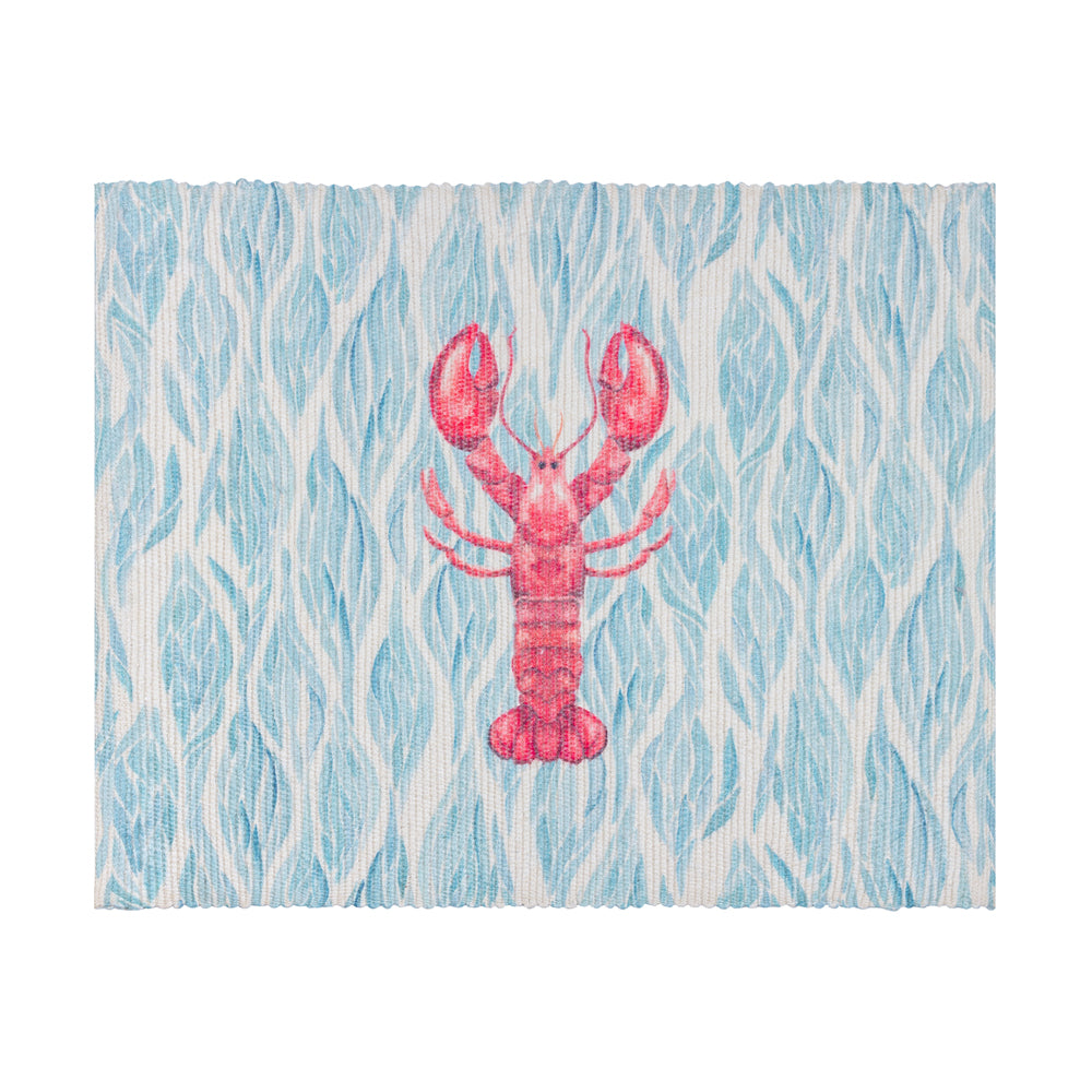 Abstract Blue Kitchen - Abersoch Set of 4 Indoor/Outdoor Placemats Marine Wylder