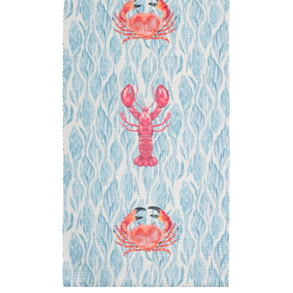 Animal Blue Kitchen - Abersoch Indoor/Outdoor Table Runner Marine Wylder