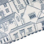 Striped Blue Cushions - Abersoch Town Outdoor Cushion Cover Sail Blue Wylder