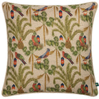 Animal Gold Cushions - Akamba Palm Trees Cushion Cover Olive Wylder