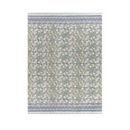 Floral Blue Bedding - Annabelle 100% Cotton Bedspread Blue Wylder