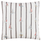 Striped Cream Cushions - Abersoch Regatta Square Cushion Cover Ecru Wylder