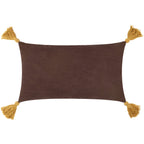 Animal Brown Cushions - Aritra Embroidered Velvet Cushion Cover Multi Wylder Tropics