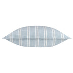 Striped Blue Cushions - Abersoch Stripe 100% Cotton Feather Filled Cushion Sail Blue Wylder