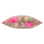 Floral Pink Cushions - Aviary 100% Cotton Velvet Feather Filled Cushion Blushed Rose Wylder