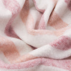 Striped Pink Throws - Beechwood Woven Stripe Throw Camellia Wylder