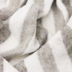 Striped Grey Throws - Beechwood Woven Stripe Throw Heath Wylder