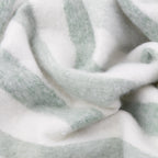 Striped Green Throws - Beechwood Woven Stripe Throw Moorland Green Wylder