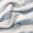 Striped Blue Throws - Beechwood Woven Stripe Throw Sky Blue Wylder