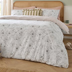 Floral Pink Bedding - Bella Reversible Floral Duvet Cover Set Natural Wylder