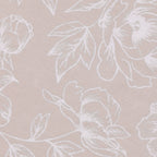 Floral Pink Curtains - Bella Floral 100% Cotton Lined Eyelet Curtains Natural Wylder