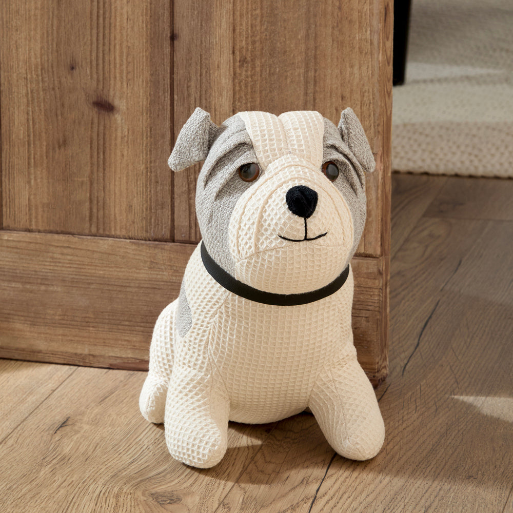  Beige Accessories - Bestie Dog Waffle Weave Door Stop Natural Wylder
