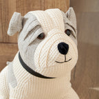  Beige Accessories - Bestie Dog Waffle Weave Door Stop Natural Wylder