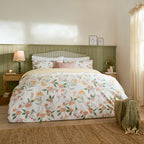 Floral Yellow Bedding - Betsie Printed Reversible Duvet Cover Set Yellow Wylder