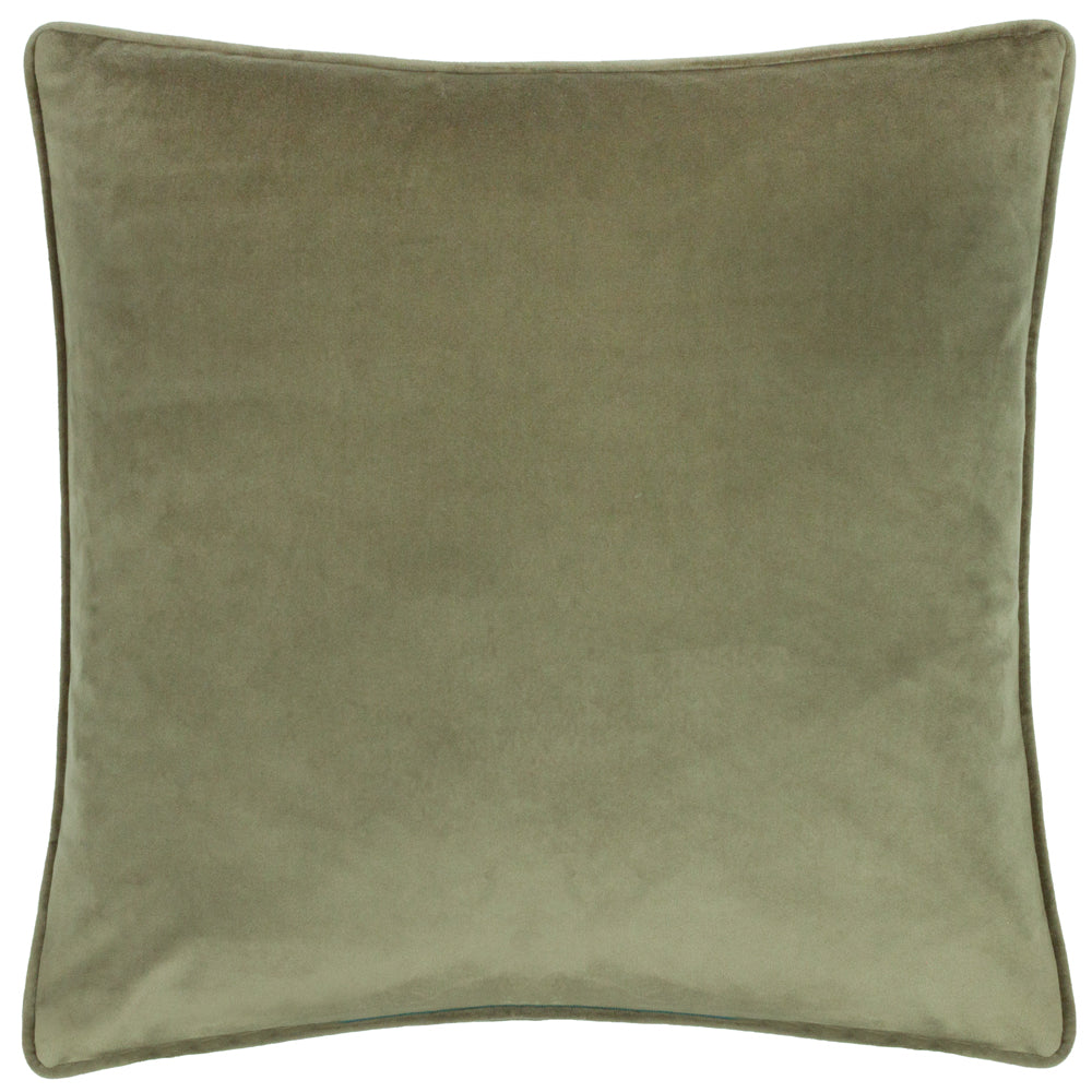 Animal Black Cushions - Braywick Clarence Mirror Printed Velvet Cushion Cover Mirror Wylder