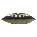 Animal Black Cushions - Braywick Clarence Mirror Printed Velvet Cushion Cover Mirror Wylder