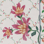 Floral Blue Rugs - Claudia Floral Printed Indoor/Outdoor Rug Candy Red Wylder