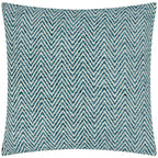  Blue Cushions - Croft Twill Woven Cushion Cover Teal Wylder