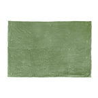 Plain Green Bedding - Edie 100% Cotton Velvet Bedspread Green Wylder