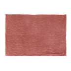 Plain Pink Bedding - Edie 100% Cotton Velvet Bedspread Rose Wylder