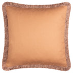 Woodland Green Cushions - Fable Fox and Deer Embroidered Feather Filled Cushion Willow Green Wylder