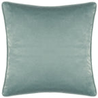 Floral Blue Cushions - House of Bloom Zinnia Bee Repeat Cushion Cover Steel Blue Wylder