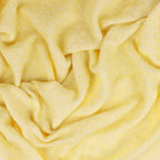 Plain Yellow Throws - Isla Woven Tasselled Throw Butter Yellow Wylder