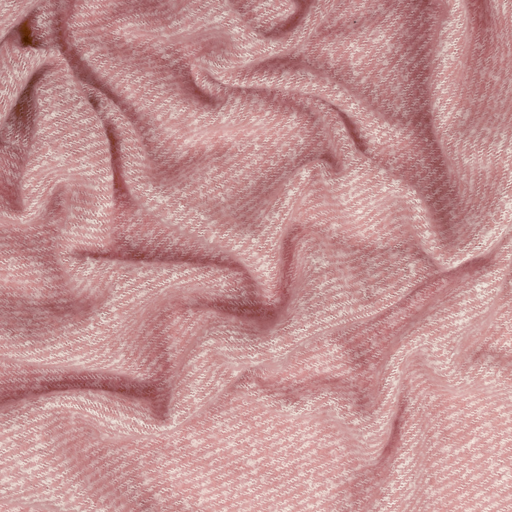 Plain Pink Throws - Isla Woven Tasselled Throw Heather Wylder