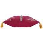 Animal Multi Cushions - Kalahari Embroidered Velvet Cushion Cover Multicolour Wylder Tropics