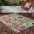Animal Multi Rugs - Kali Animals Outdoor Washable Rug Multicolour Wylder