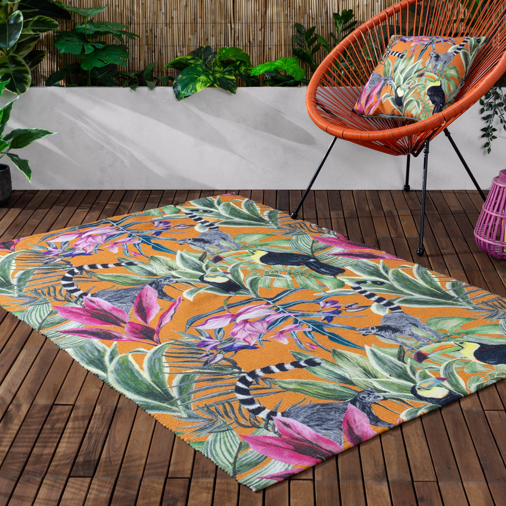 Animal Multi Rugs - Kali Animals Outdoor Washable Rug Multicolour Wylder