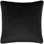 Woodland Black Cushions - Kielder Forest Hatfield Printed Cushion Cover Black Wylder