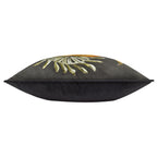Woodland Black Cushions - Kielder Forest Hatfield Printed Cushion Cover Black Wylder