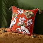 Animal Orange Cushions - Kushiro  Cushion Cover Coral Wylder