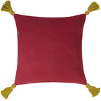 Abstract Red Cushions - Magic Mushrooms  Cushion Cover Ruby Red Wylder