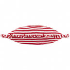 Striped Red Cushions - Millie Ruffle Striped Outdoor Cushion Cover Candy Red Wylder Nature