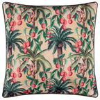 Jungle Beige Cushions - Monkey Palm Monkeys Outdoor Cushion Cover Papyrus Wylder