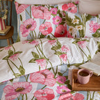Floral Multi Bedding - Poppy Trail Reversible Duvet Cover Set Multicolour Wylder