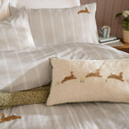 Woodland Grey Bedding - Ramble Hares Duvet Cover Set Sage Wylder