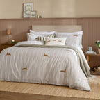 Woodland Grey Bedding - Ramble Hares Duvet Cover Set Sage Wylder