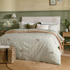 Striped Green Bedding - Ramble Sheep Duvet Cover Set Sage Wylder