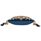 Animal Blue Cushions - Regal Leopard  Cushion Cover Royal Blue Wylder