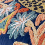 Animal Blue Cushions - Regal Leopard  Cushion Cover Royal Blue Wylder