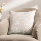 Floral Beige Cushions - Sophia  Cushion Cover Natural Wylder