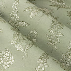 Floral Green Curtains - Sophia Fully Lined Floral Jacquard Eyelet Curtains Sage Wylder