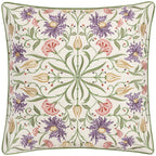 Floral Multi Cushions - Tilda Embroidered Floral Cushion Cover Multicolour Wylder Nature